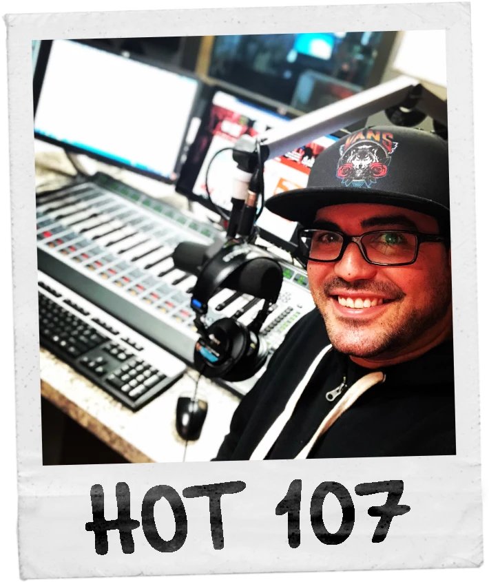 DJ Alizé on-air at HOT 107